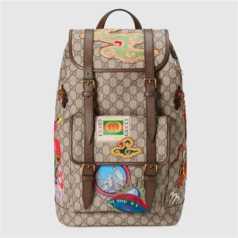 gucci courrier gg supreme suitcase|Gucci Courrier Capsule Collection .